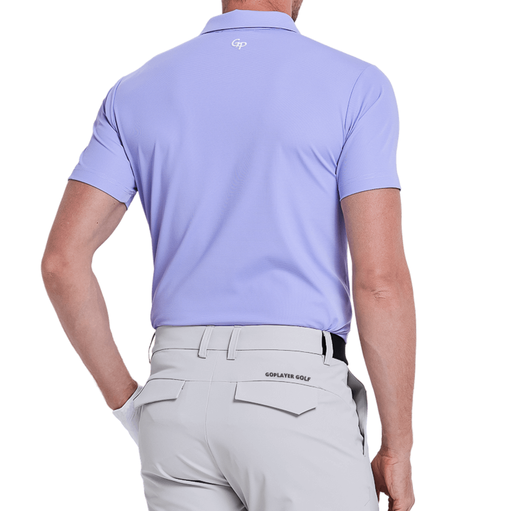 GoPlayer メンズ 軽量 通気性 半袖トップス (パープル)
