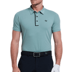 GoPlayer Men's Cool Jacquard Short Sleeve Top (Grass Green)