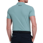 GoPlayer Men's Cool Jacquard Short Sleeve Top (Grass Green)