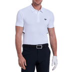 GoPlayer Men's Cooling and Breathable Short-Sleeve T-Shirt (White)