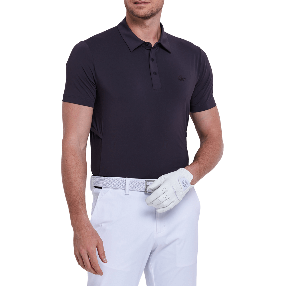 GoPlayer Men's Cooling and Breathable Short-Sleeve T-Shirt (Dark Brown)