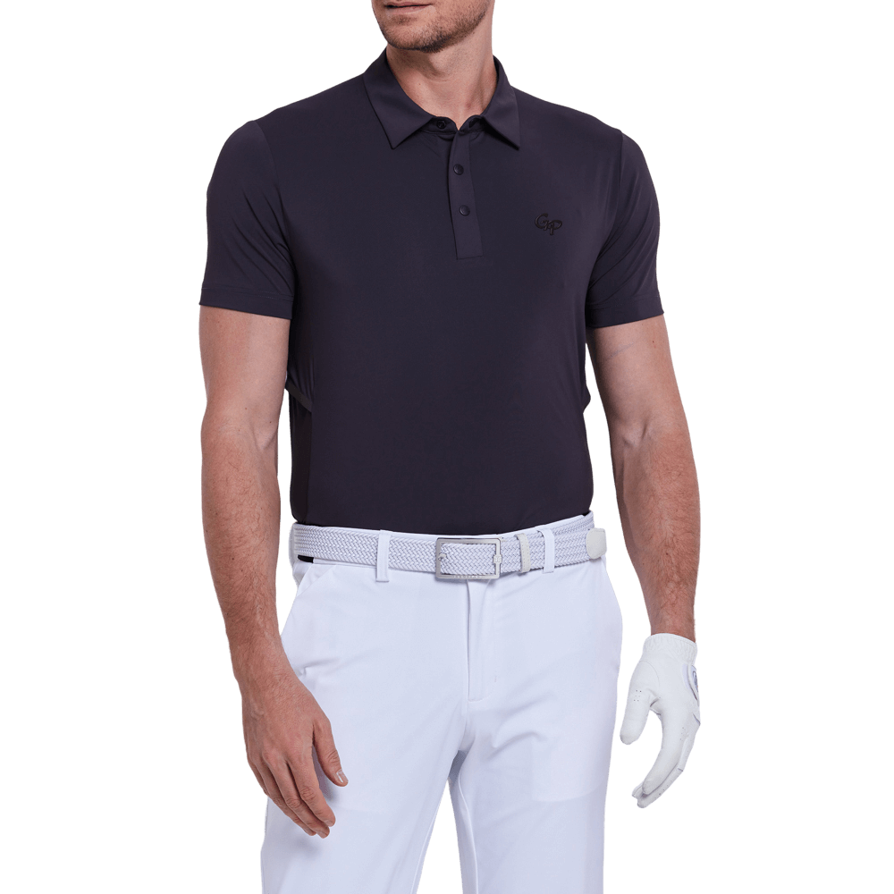 GoPlayer Men's Cooling and Breathable Short-Sleeve T-Shirt (Dark Brown)