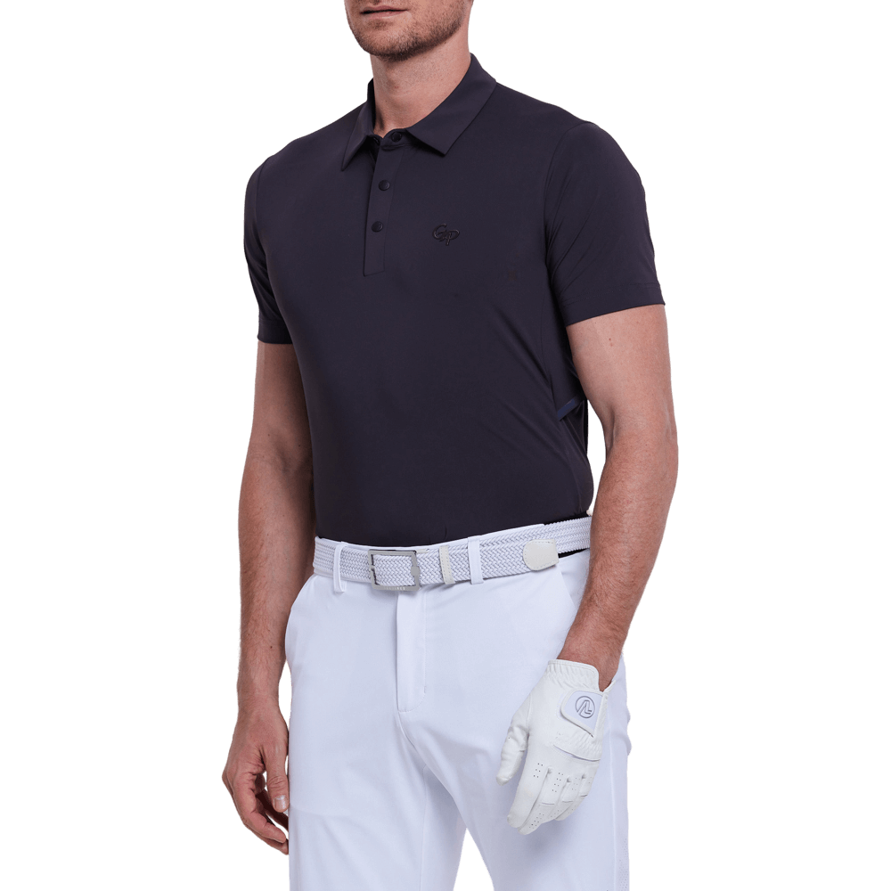 GoPlayer Men's Cooling and Breathable Short-Sleeve T-Shirt (Dark Brown)