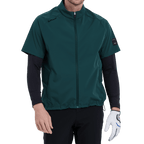 GoPlayer メンズ ゴルフ半袖スポーツ ベスト (ダークグリーン)