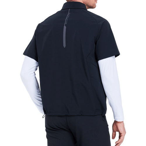 GoPlayer men's golf short-sleeved sports vest (black)