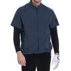 GoPlayer Men's Golf Short-Sleeve Sports Vest (Dark Blue)