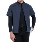 GoPlayer Men's Golf Short-Sleeve Sports Vest (Dark Blue)