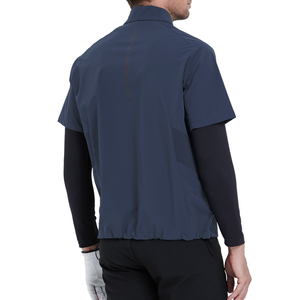 GoPlayer Men's Golf Short-Sleeve Sports Vest (Dark Blue)