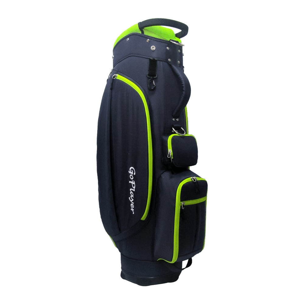 GoPlayer 9 インチ 新しいファッション ファブリック バッグ (ネイビー ブルー)