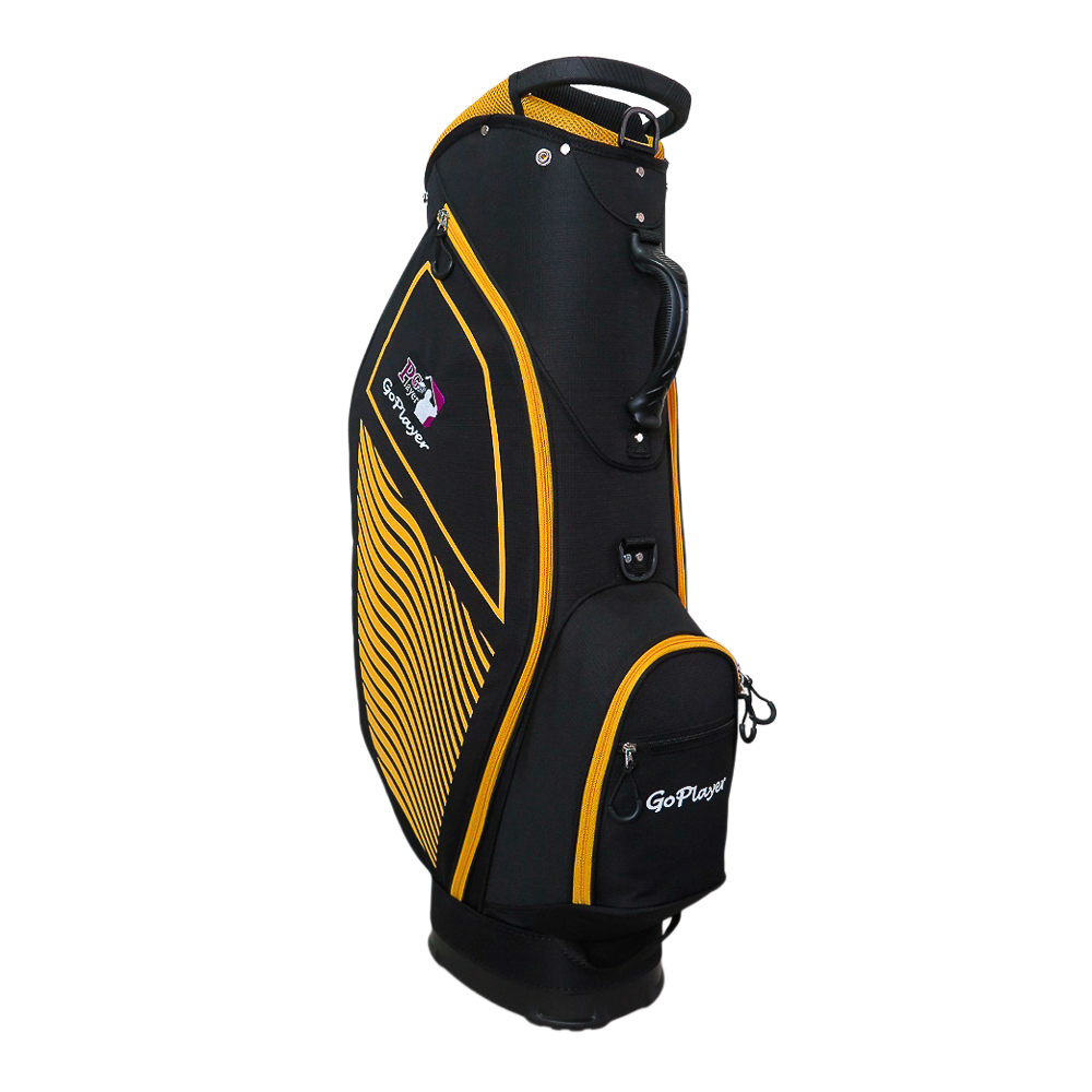 GoPlayer 9 インチ Riding the Wind 軽量ポール バッグ (ゴールデン 2023) 