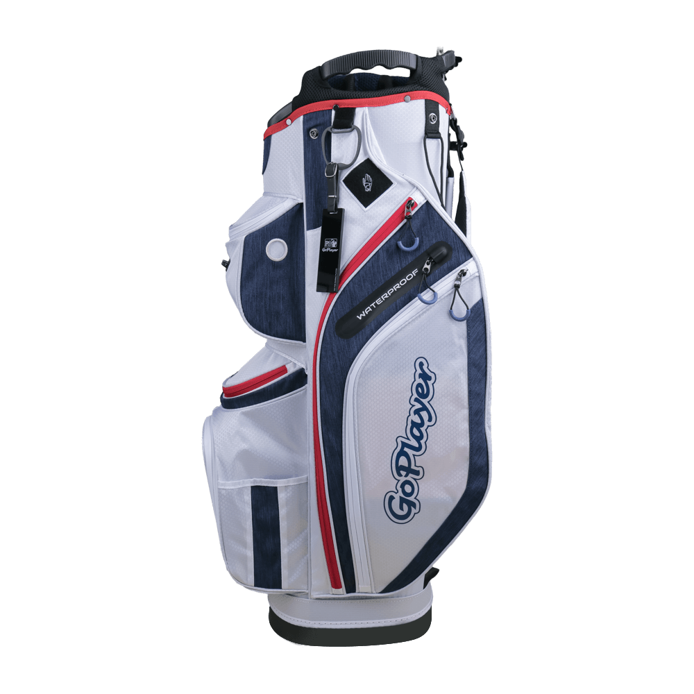 GoPlayer Ultra-Lightweight 14-Hole Rod Bag (White 2024)