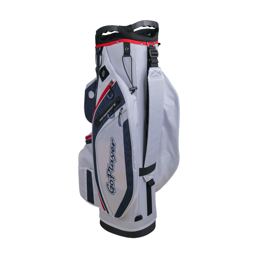 GoPlayer Ultra-Lightweight 14-Hole Rod Bag (White 2024)