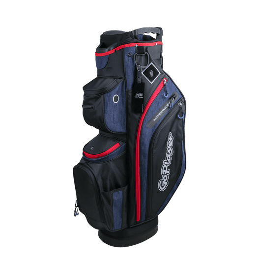 GoPlayer Ultra-Lightweight 14-Hole Rod Bag (Black 2024)