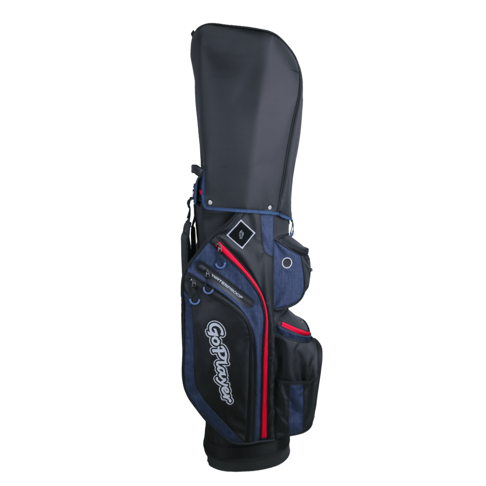 GoPlayer Ultra-Lightweight 14-Hole Rod Bag (Black 2024)