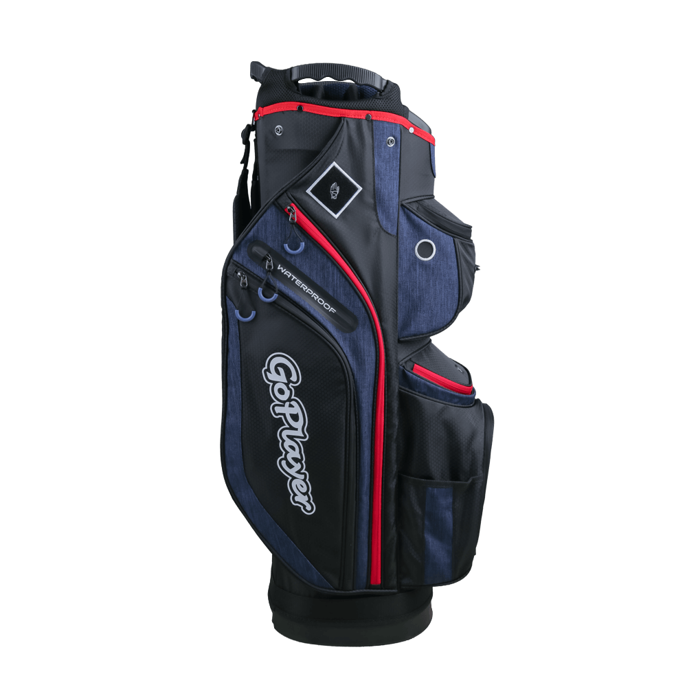 GoPlayer Ultra-Lightweight 14-Hole Rod Bag (Black 2024)