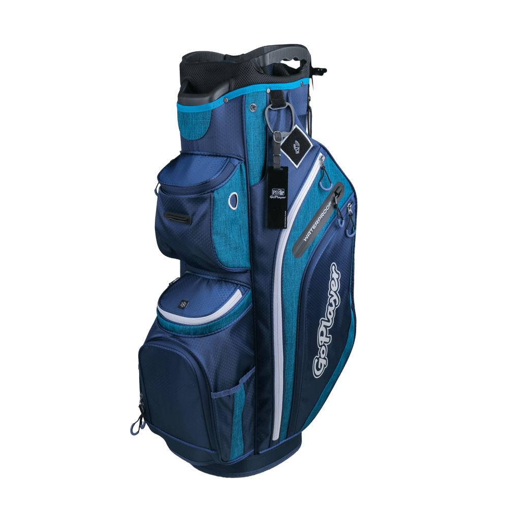 GoPlayer Ultra-Lightweight 14-Hole Rod Bag (Navy 2024)