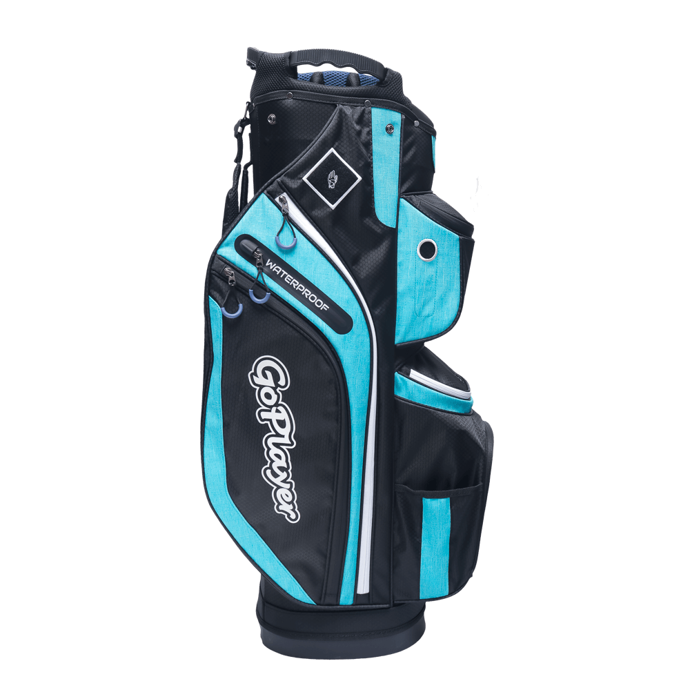 GoPlayer Ultra-Lightweight 14-Hole Rod Bag (Light Blue 2024)