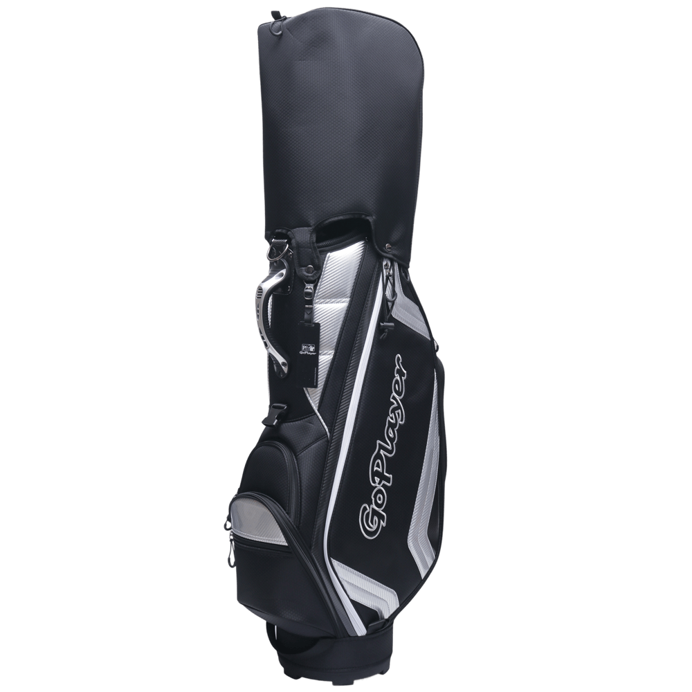 GoPlayer 9' Professional Golf Bag (Black)