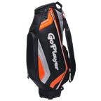 GoPlayer 9' Professional Golf Bag (Black and Orange)