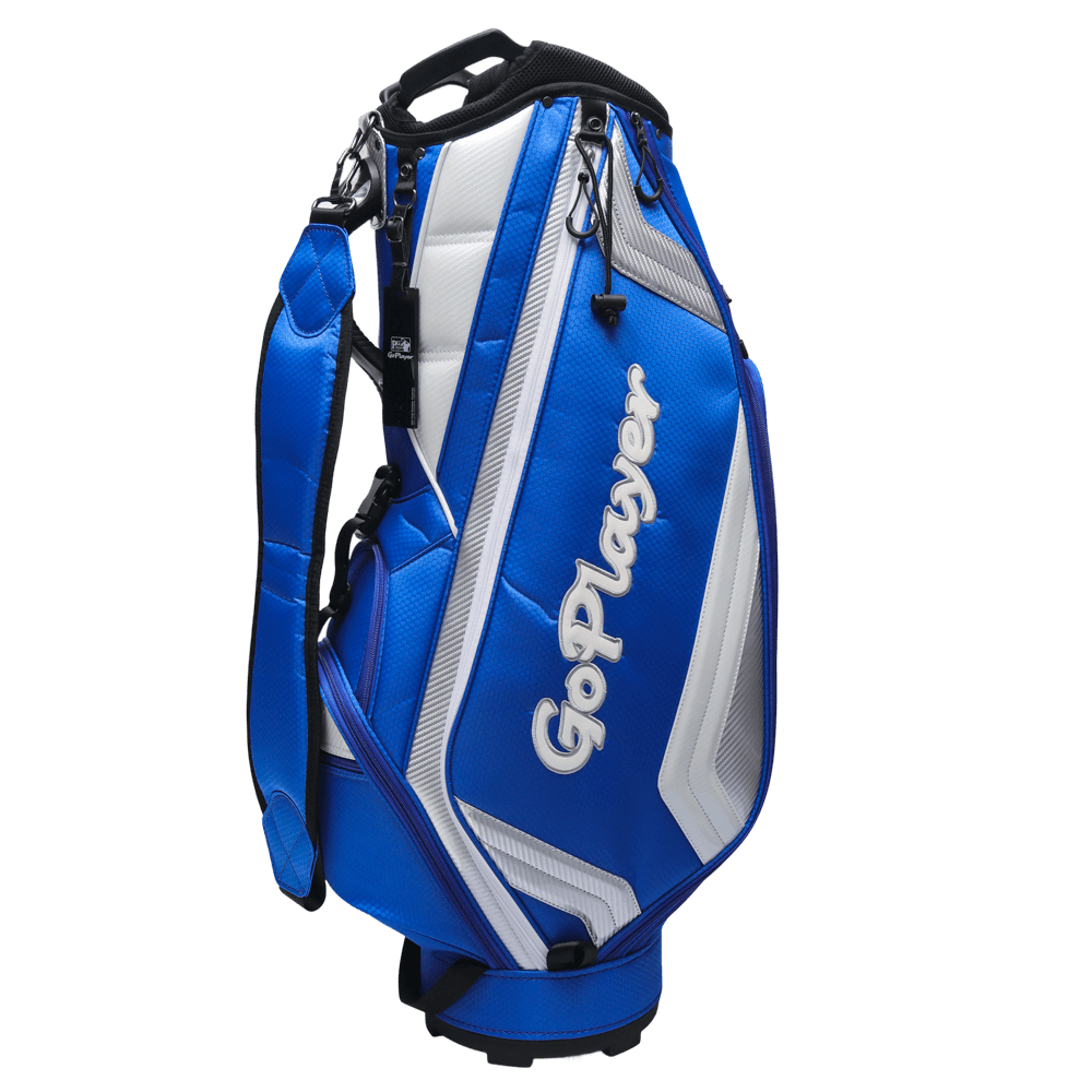 GoPlayer 9フィート プロ仕様ゴルフバッグ（ブルー）