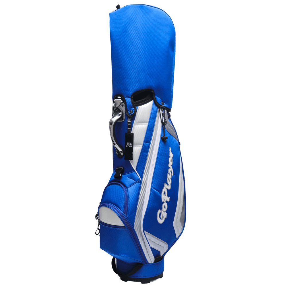 GoPlayer 9フィート プロ仕様ゴルフバッグ（ブルー）