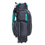 GoPlayer 9.5" Wheeled Golf Club Bag (Black)