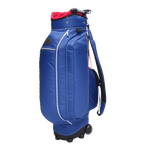 GoPlayer 9.5インチ キャスター付きゴルフクラブバッグ（ネイビー）