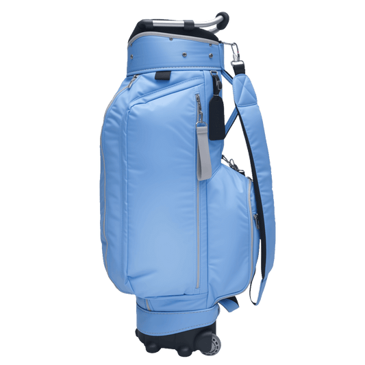 GoPlayer 9.5" Wheeled Golf Club Bag (Light Blue)