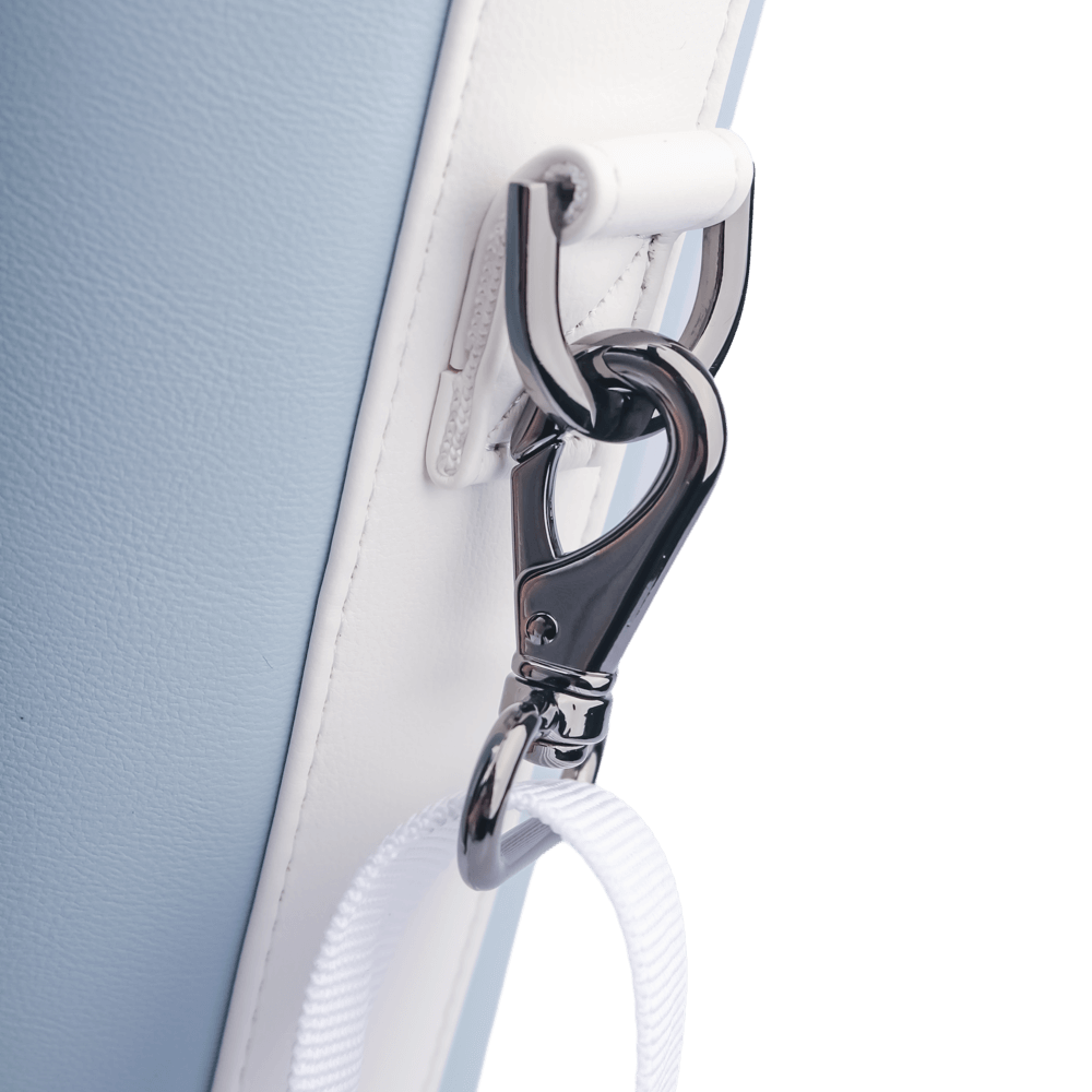 GoPlayer 極上レザーハーフガンバッグ (ライトブルー)