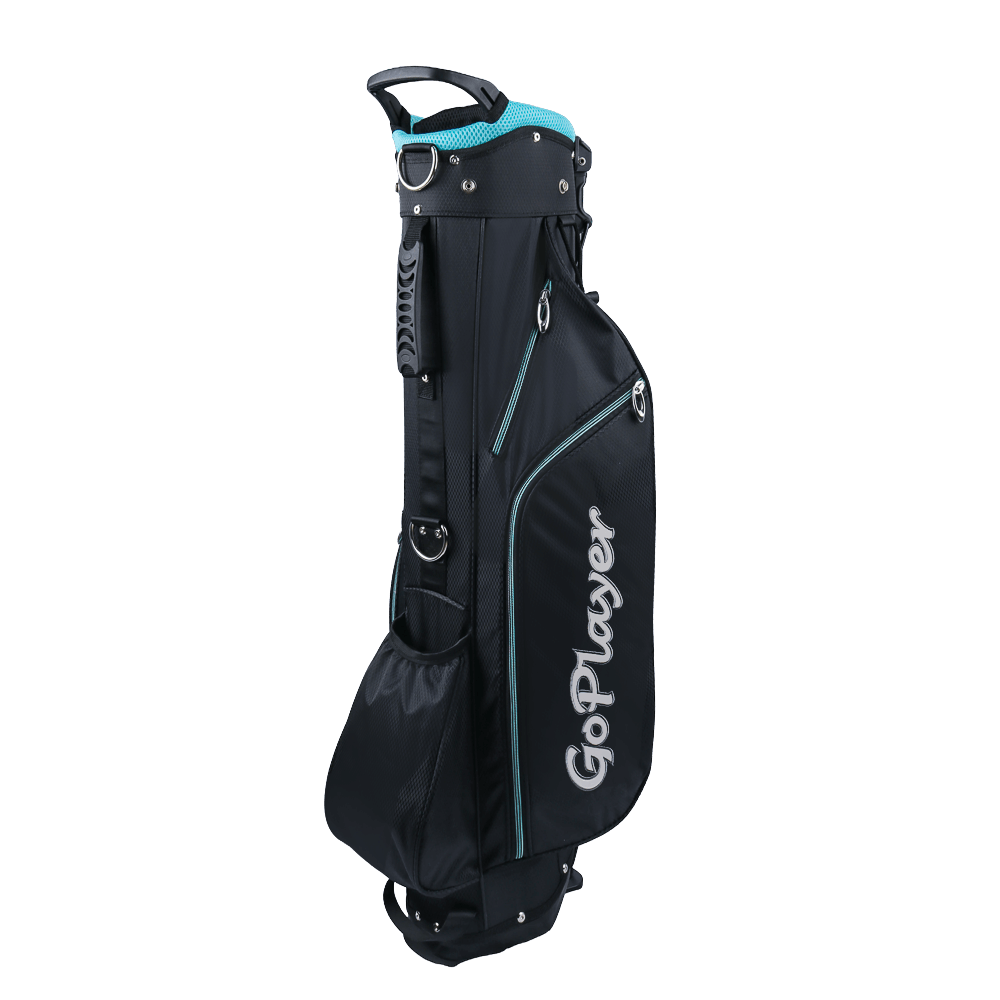 GoPlayer golf lightweight tripod bag (black and light blue)