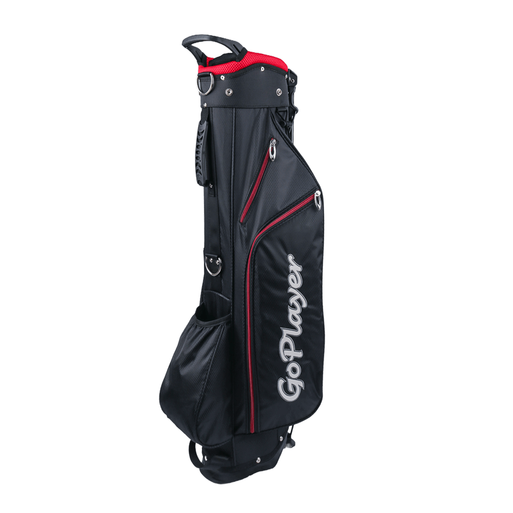 GoPlayer golf lightweight tripod bag (black and red)