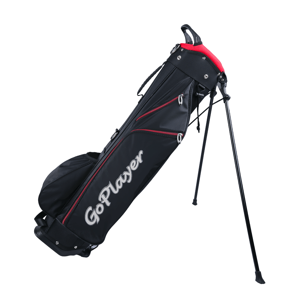 GoPlayer golf lightweight tripod bag (black and red)