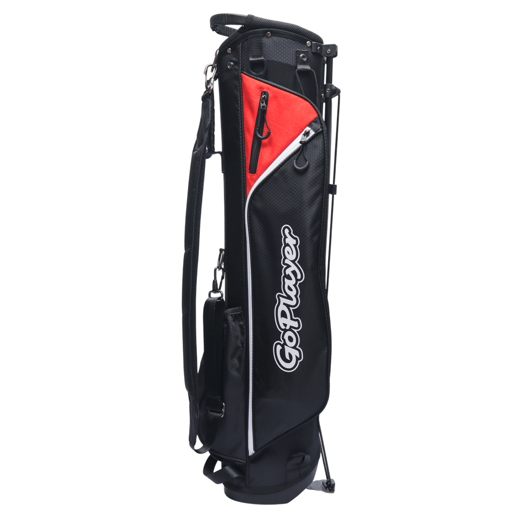 GoPlayer Golf Lightweight Tripod Bag (Black and Orange)