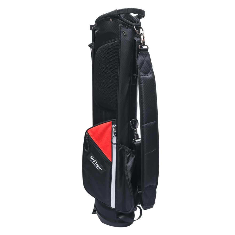 GoPlayer Golf Lightweight Tripod Bag (Black and Orange)