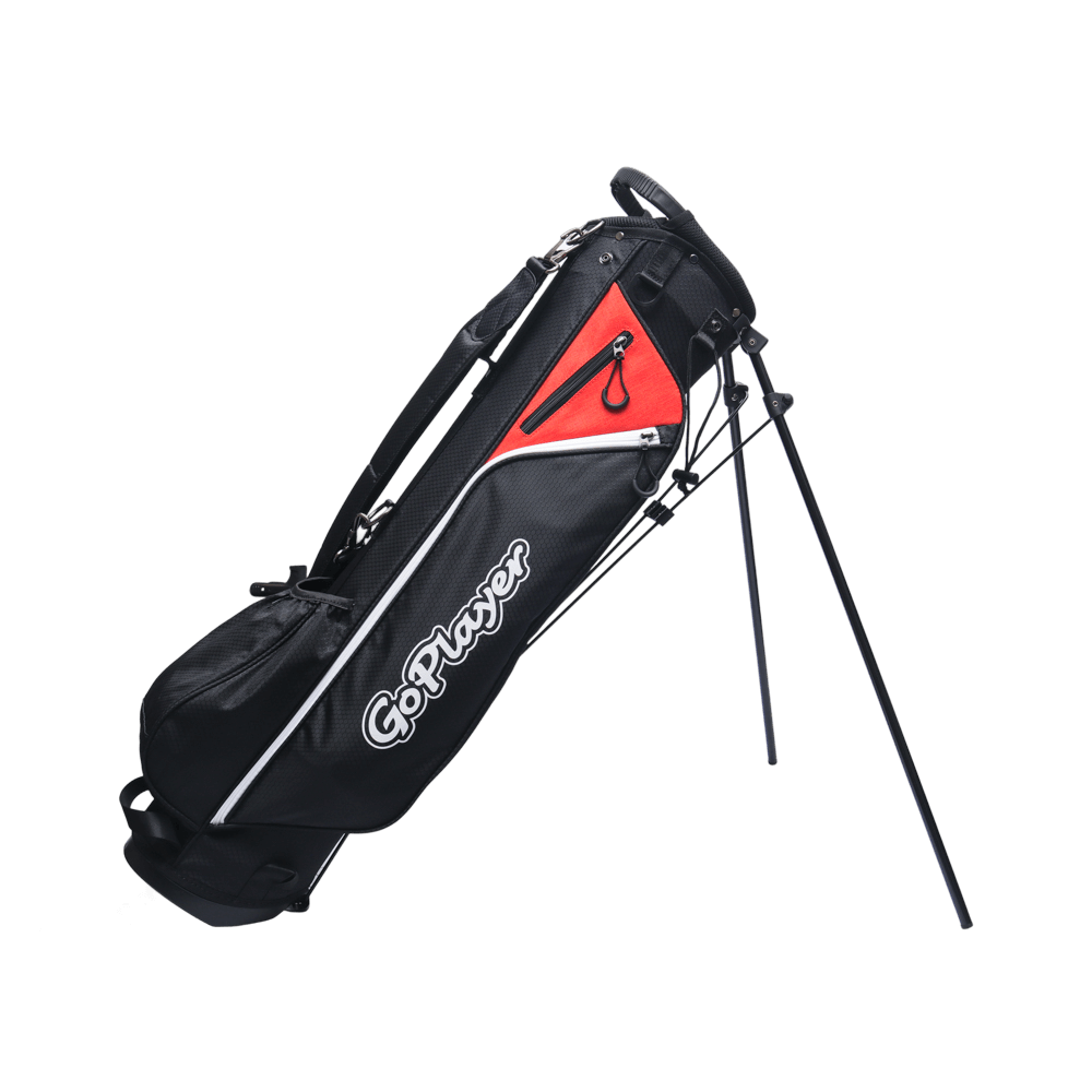 GoPlayer Golf Lightweight Tripod Bag (Black and Orange)