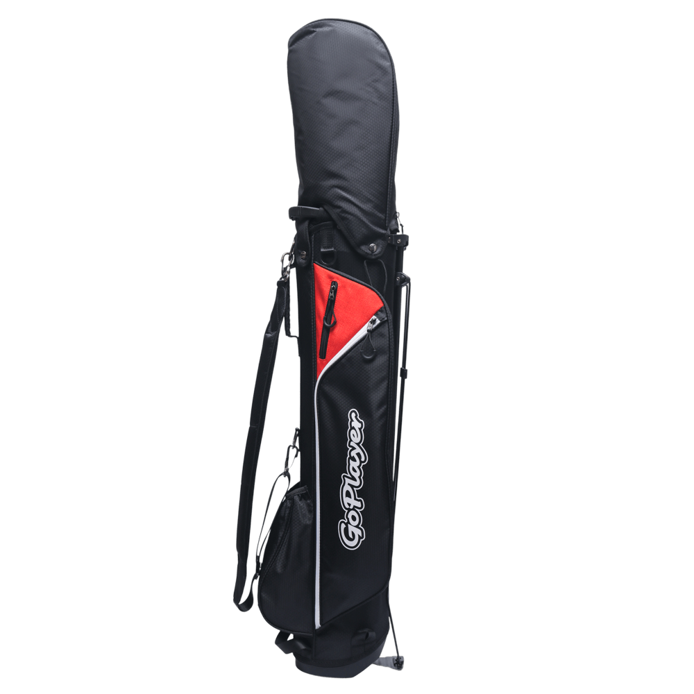 GoPlayer Golf Lightweight Tripod Bag (Black and Orange)