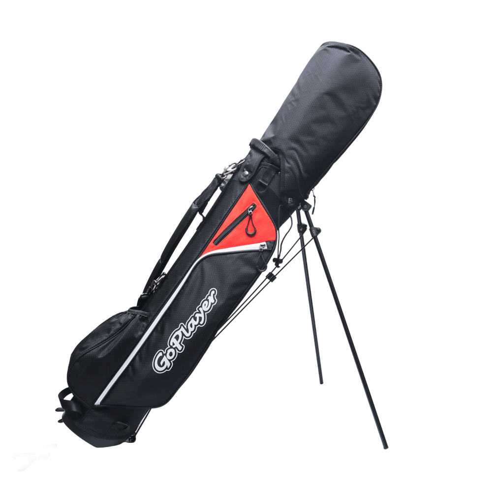 GoPlayer Golf Lightweight Tripod Bag (Black and Orange)
