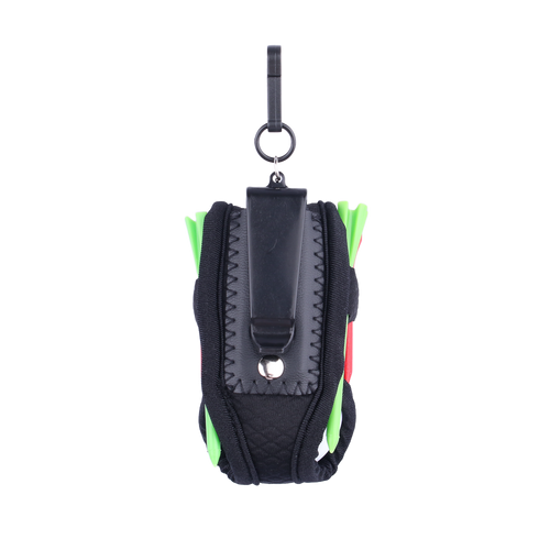 GoPlayer Golf Premium Plaid Ball Bag (Black)