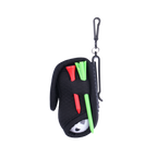 GoPlayer プレミアム チェック柄 スモール ボール バッグ (ブラック)