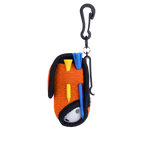 GoPlayer プレミアム チェック柄 ボール バッグ (オレンジ)