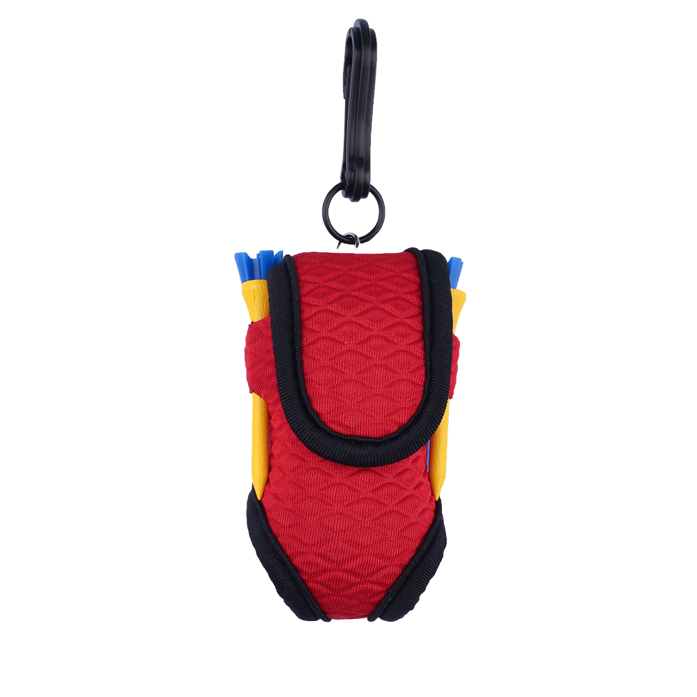 GoPlayer Golf Premium Plaid Ball Bag (Red)