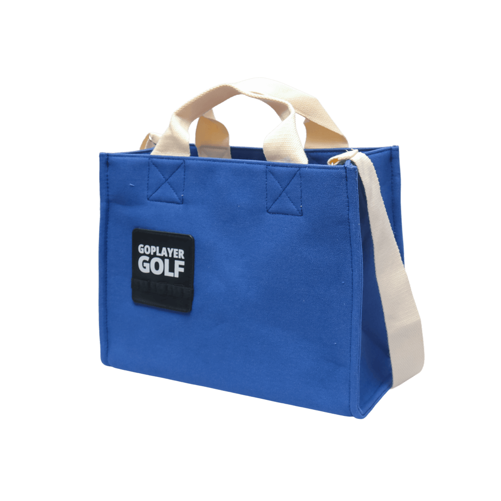 GoPlayer ゴルフ トート バッグ (ネイビー ブルー)