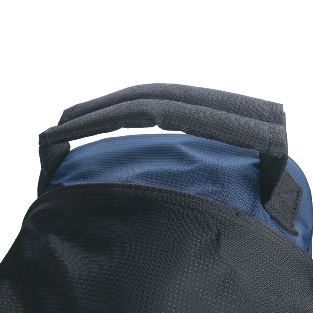 GoPlayer wheeled travel air bag (black and blue)