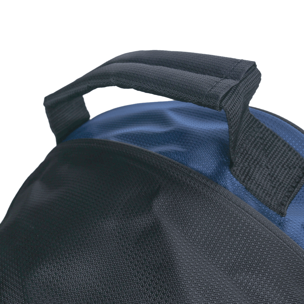 GoPlayer wheeled travel air bag (black and blue)