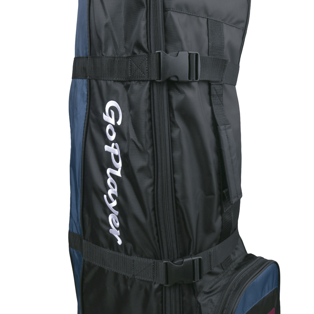 GoPlayer wheeled travel air bag (black and blue)