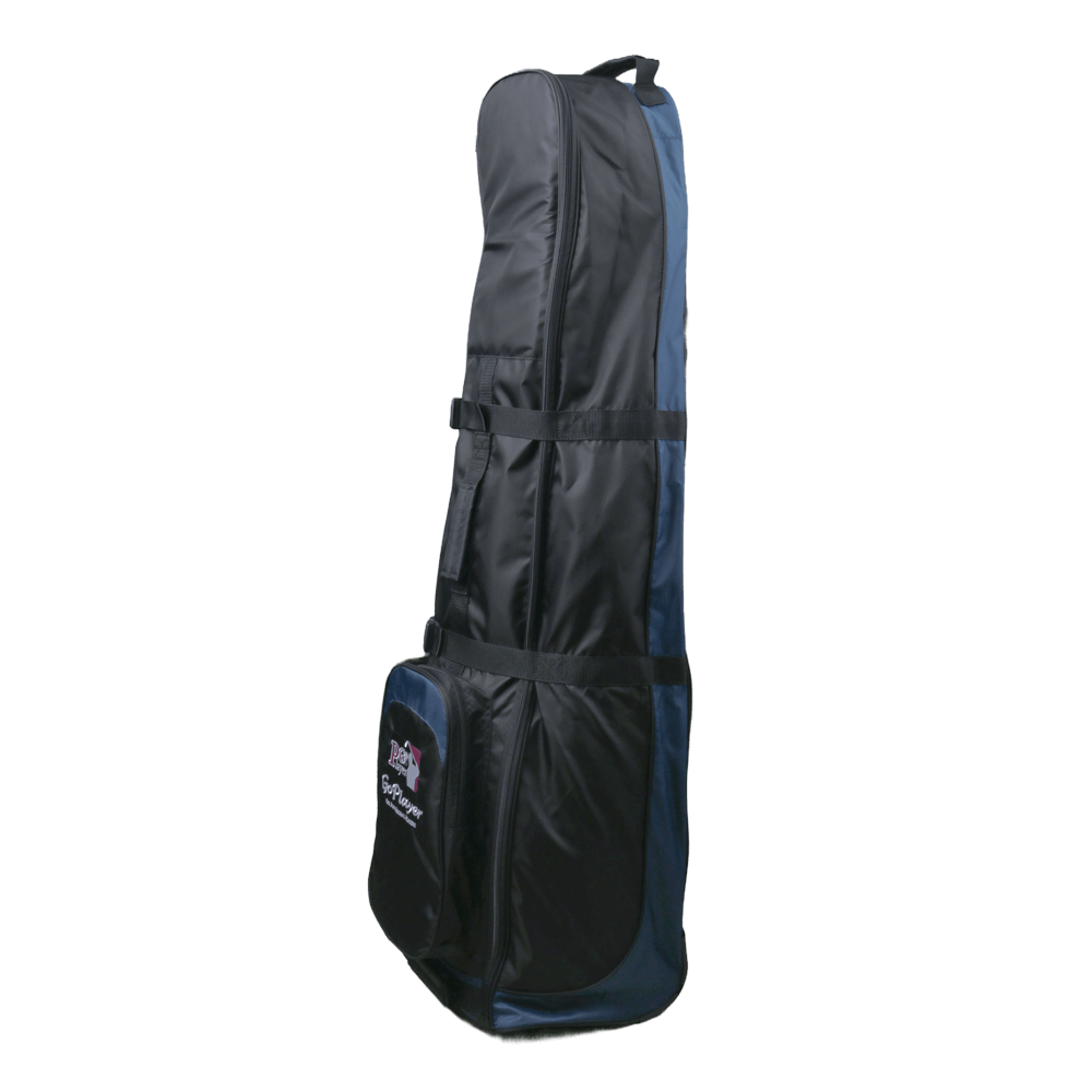 GoPlayer wheeled travel air bag (black and blue)
