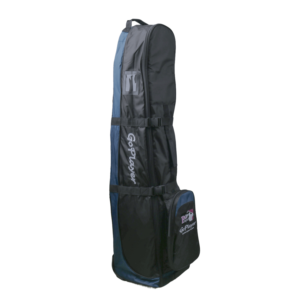 GoPlayer wheeled travel air bag (black and blue)