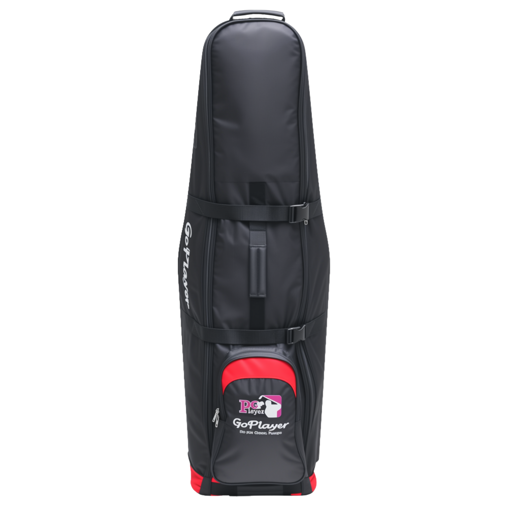 GoPlayer有輪旅行航空包(黑紅)