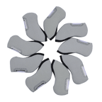 GoPlayer プレミアムチェック柄アイアンセット (グレー)