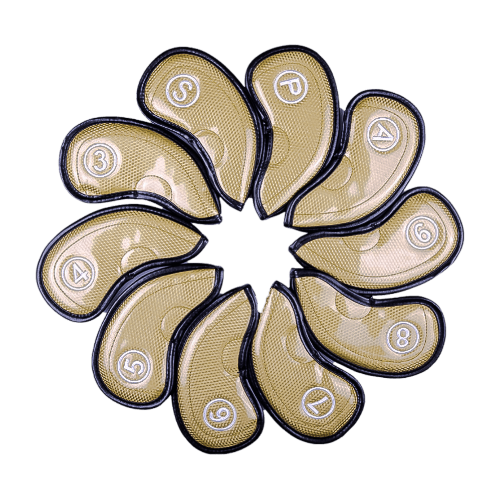 GoPlayer Plaid 3D Iron Set (All Black)